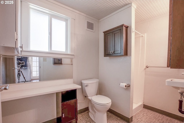 2856 Cheshire Ave, Eugene, OR 97402 - full bathroom with a shower and ornamental molding