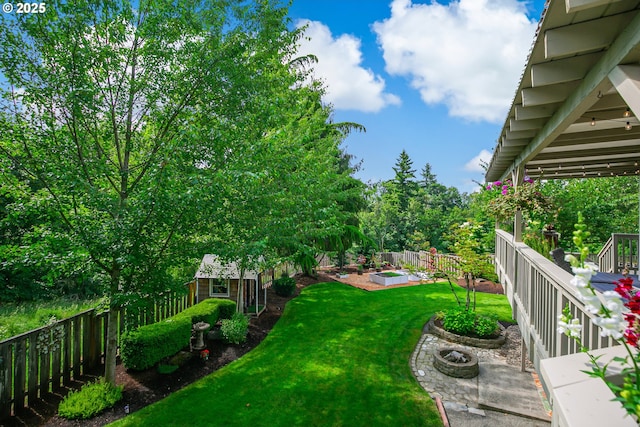 11942 SE Sunny Way, Happy Valley, OR 97086 - view of yard featuring an outbuilding