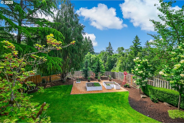 11942 SE Sunny Way, Happy Valley, OR 97086 - view of yard with a garden