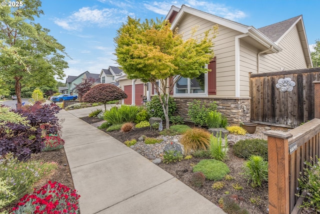 3461 Sterling Woods Dr, Eugene, OR 97408 - view of home's exterior with stone siding