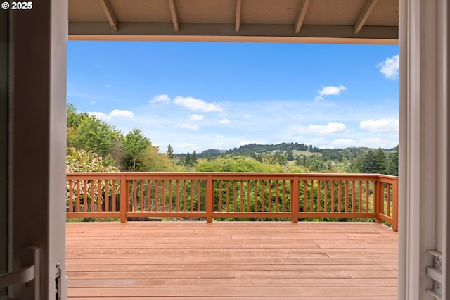 15745 SE Bybee Dr, Portland, OR 97236 - view of wooden deck
