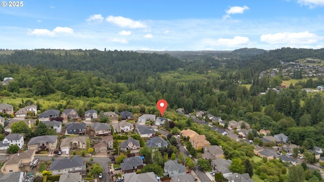 15745 SE Bybee Dr, Portland, OR 97236 - aerial overview of property's location featuring a forest and nearby suburban area