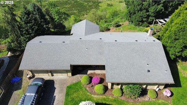 view of subject property