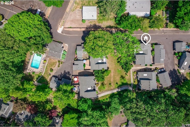 12960 SW 5th St, Beaverton, OR 97005 - view of property location featuring a pool and nearby suburban area