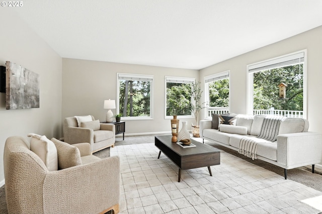 20681 S Wisteria Rd, West Linn, OR 97068 - living area featuring healthy amount of natural light and light carpet