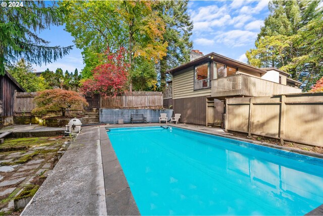 6455 SW Scholls Ferry Rd, Portland, OR 97223 - view of pool with a fenced backyard