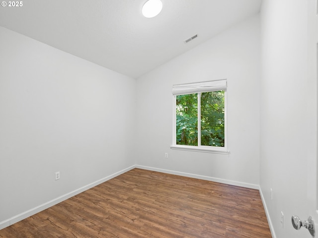 13143 SW Brianne Way, Portland, OR 97223 - spare room featuring lofted ceiling and wood finished floors