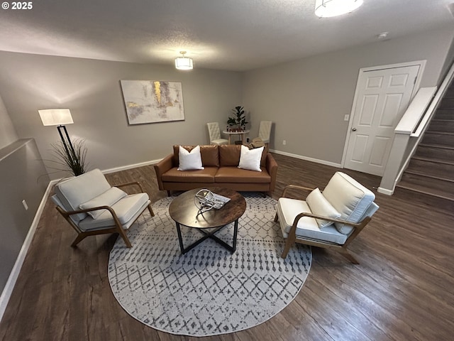 13143 SW Brianne Way, Portland, OR 97223 - living room with wood finished floors and stairs