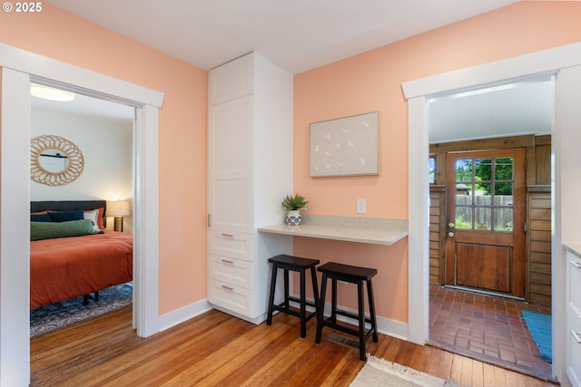 9935 N Lombard St, Portland, OR 97203 - foyer with wood finished floors and baseboards
