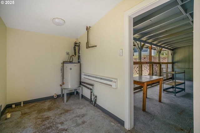 16170 Mcbee Rd, Dallas, OR 97338 - utilities with gas water heater and a baseboard heating unit