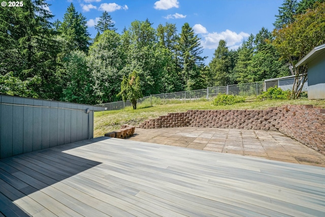 16170 Mcbee Rd, Dallas, OR 97338 - wooden deck with a fenced backyard