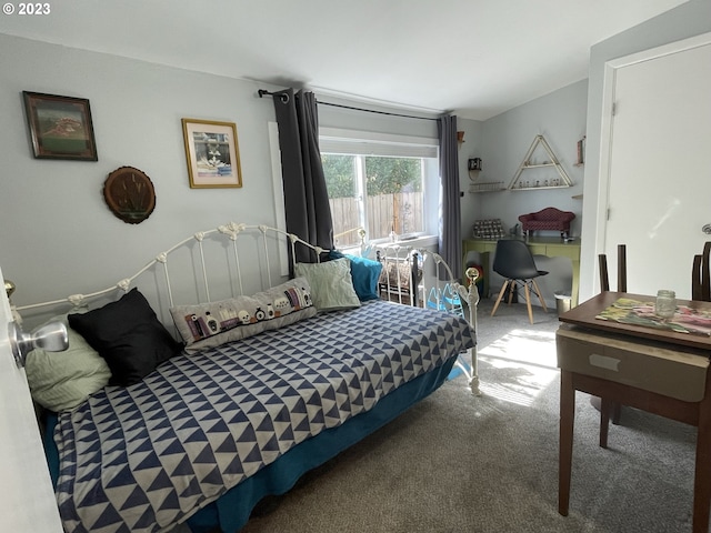 bedroom featuring carpet floors