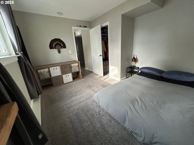 bedroom featuring carpet flooring