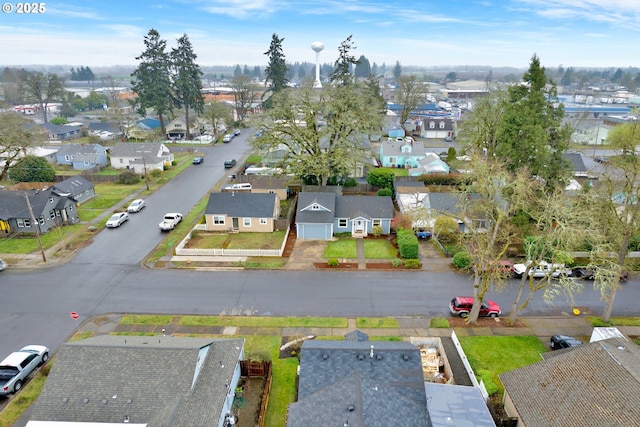 1262 Kalmia St, Junction City, OR 97448 - drone / aerial view with a residential view