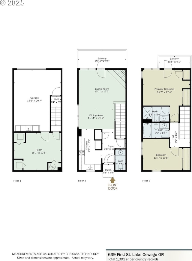639 1st St, Lake Oswego, OR 97034 - floor plan / room layout