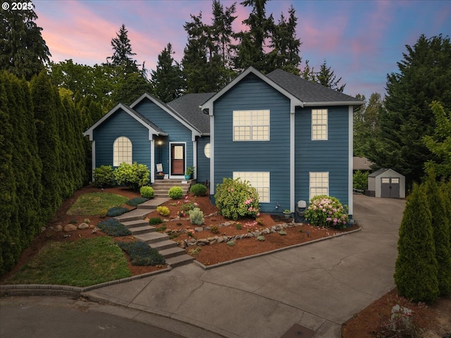 1498 Cathlamet Ct, Salem, OR 97304 - view of front facade with a shingled roof