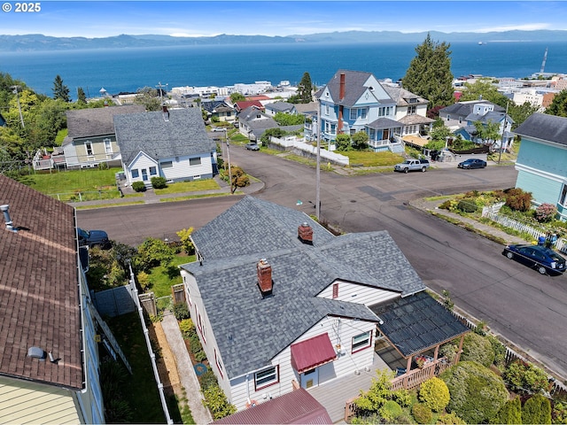 719 6th St, Astoria, OR 97103 - bird's eye view of a water and mountain view
