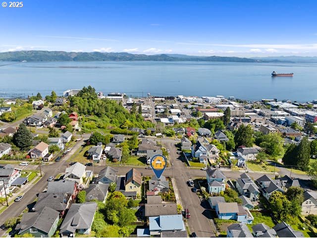 719 6th St, Astoria, OR 97103 - view of property location featuring a large body of water and nearby suburban area