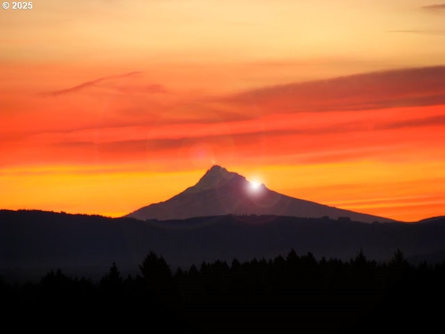 view of mountain backdrop