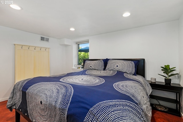 44409 SW Knight Rd, Gaston, OR 97119 - bedroom featuring recessed lighting and wood finished floors