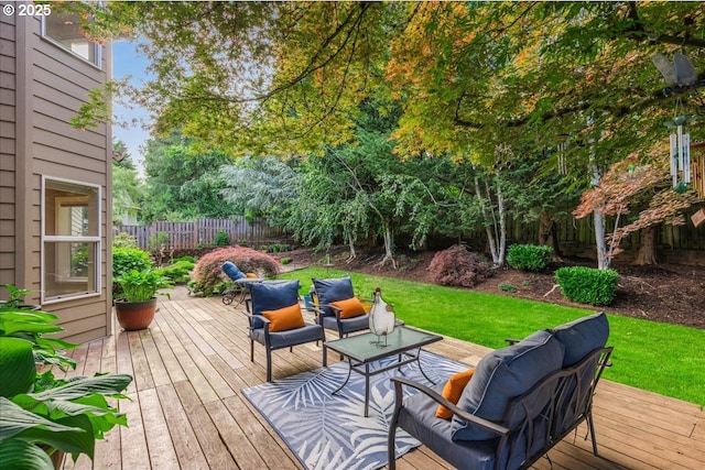 980 SW 7th St, Dundee, OR 97115 - wooden terrace with outdoor lounge area