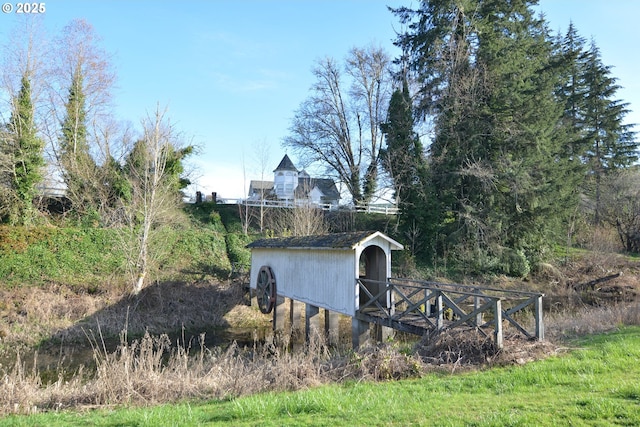 1397 State Route 506, Vader, WA 98593 - view of yard with a storage shed