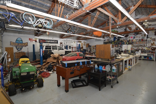 1397 State Route 506, Vader, WA 98593 - garage with a workshop area