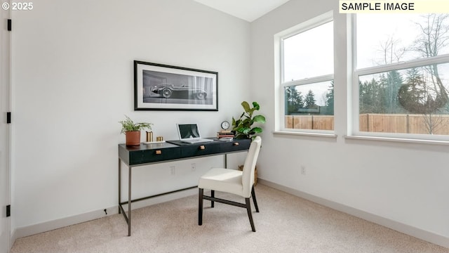 247 NW 29th Way, Battle Ground, WA 98604 - carpeted office featuring baseboards