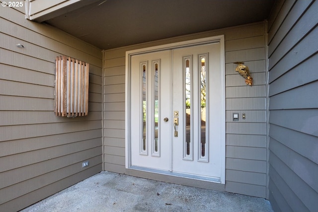 view of entrance to property