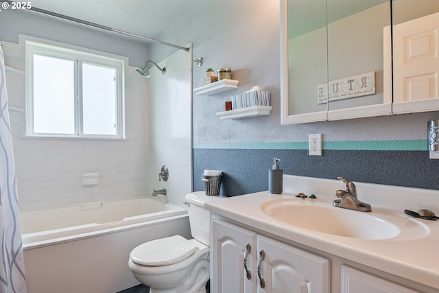 220 Plomondon Rd, Toledo, WA 98591 - full bathroom with toilet, shower / bath combo, and vanity