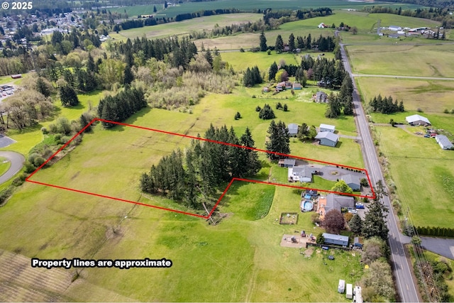 220 Plomondon Rd, Toledo, WA 98591 - drone / aerial view featuring a rural view