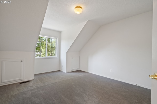 14067 Chatham Ct, Lake Oswego, OR 97035 - additional living space featuring carpet, vaulted ceiling, and a textured ceiling