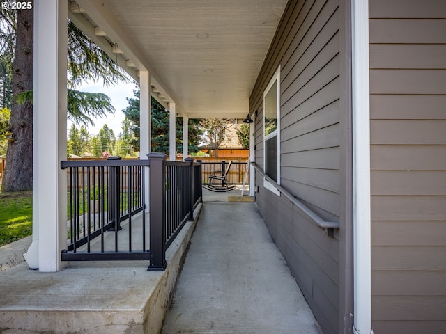15807 SE Rainier Ave, Clackamas, OR 97015 - view of patio featuring covered porch