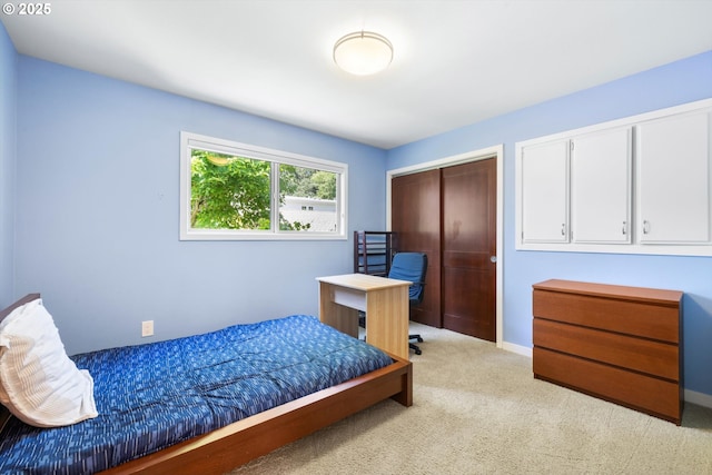 17810 Sarah Hill Ln, Lake Oswego, OR 97035 - bedroom with a closet, carpet flooring, and a desk
