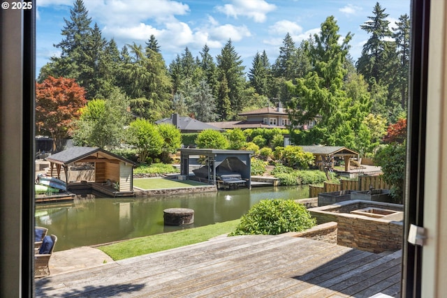 17810 Sarah Hill Ln, Lake Oswego, OR 97035 - dock with a water view