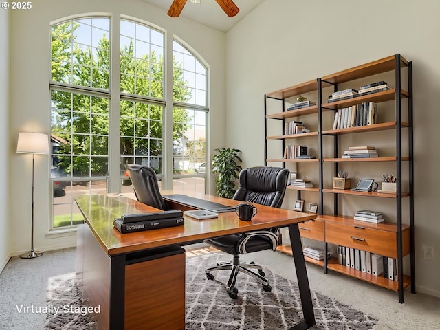 13811 SE 36th St, Vancouver, WA 98683 - office space with a ceiling fan and baseboards