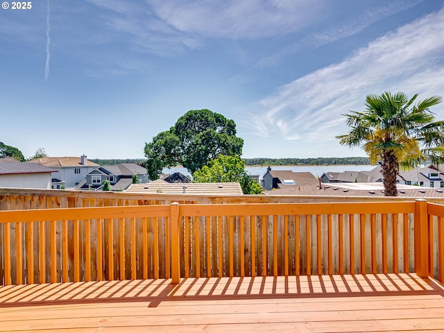 13811 SE 36th St, Vancouver, WA 98683 - wooden deck featuring a residential view