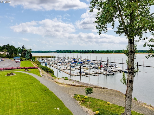 13811 SE 36th St, Vancouver, WA 98683 - dock area featuring view of marina and a water view