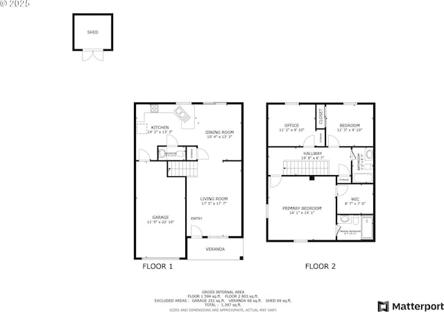 6103 NE 54th St, Vancouver, WA 98661 - property floor plan