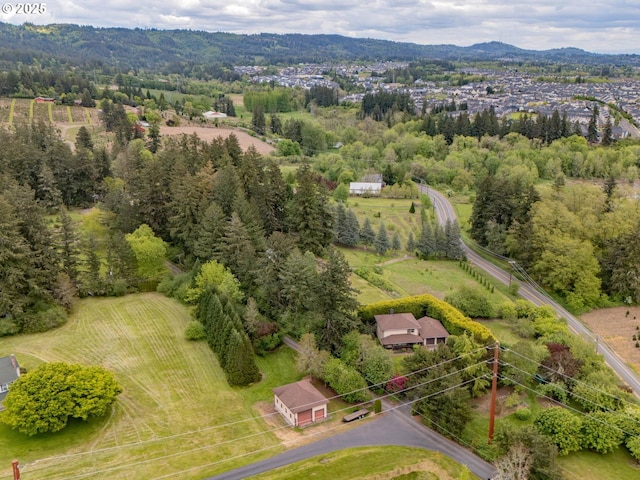 18036 NW Emmaus Ln, Portland, OR 97231 - aerial view of mountains