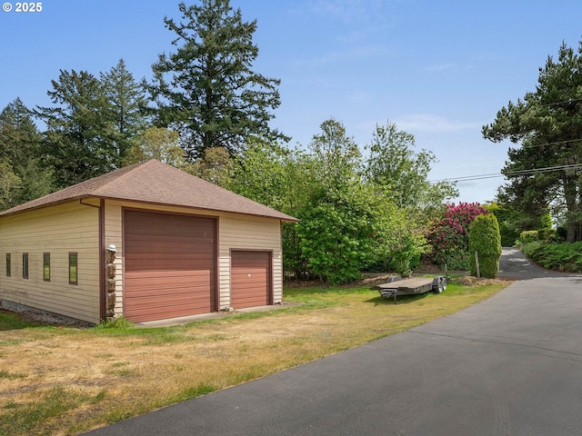 18036 NW Emmaus Ln, Portland, OR 97231 - view of detached garage