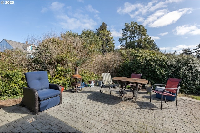 view of patio / terrace with outdoor dining space