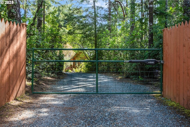 view of gate