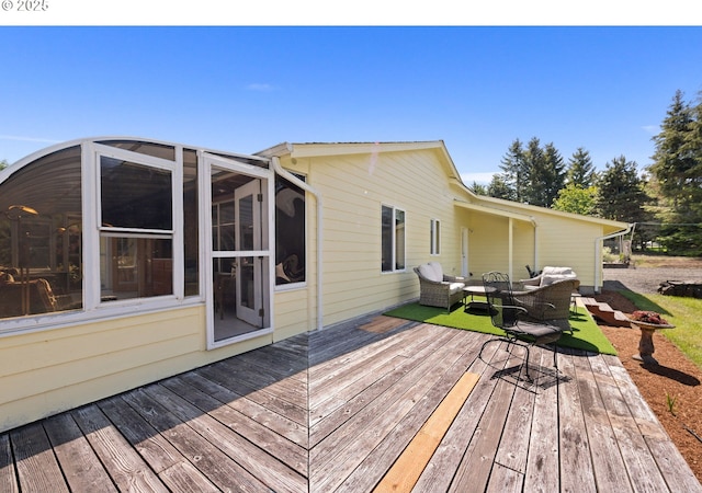 92564 State Champ Rd, Astoria, OR 97103 - deck with outdoor lounge area