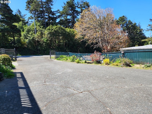 exterior space with fence