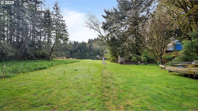 1298 N Tenmile, Lakeside, OR 97449 - view of yard with a forest view