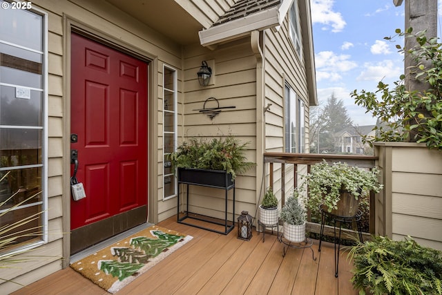 view of entrance to property