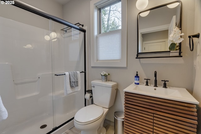 865 SW Trillium Ln, Portland, OR 97219 - full bathroom featuring a stall shower and vanity