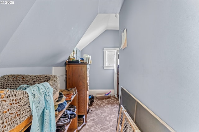 2516 NE Clackamas St, Portland, OR 97232 - bedroom with carpet floors and vaulted ceiling