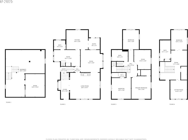 2516 NE Clackamas St, Portland, OR 97232 - view of floor plan / room layout